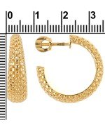 Серьги из лимонного золота 585 пробы