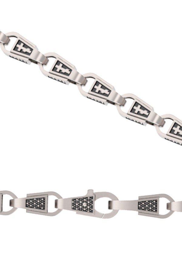 Цепь из белого золота