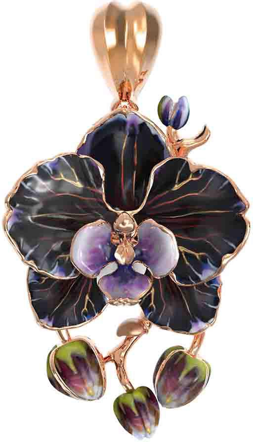 Подвеска из золота c эмалью