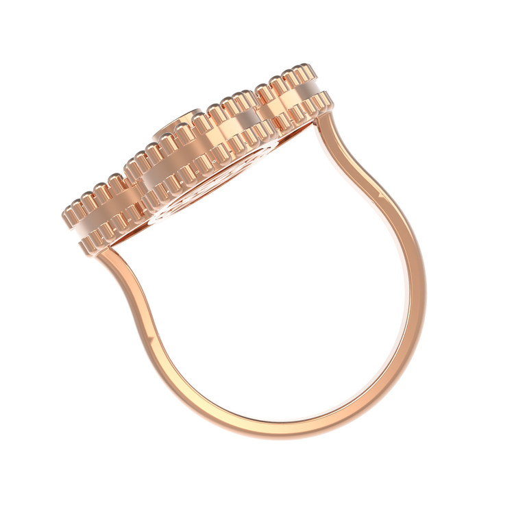 Кольцо из золота c бриллиантами и ониксом