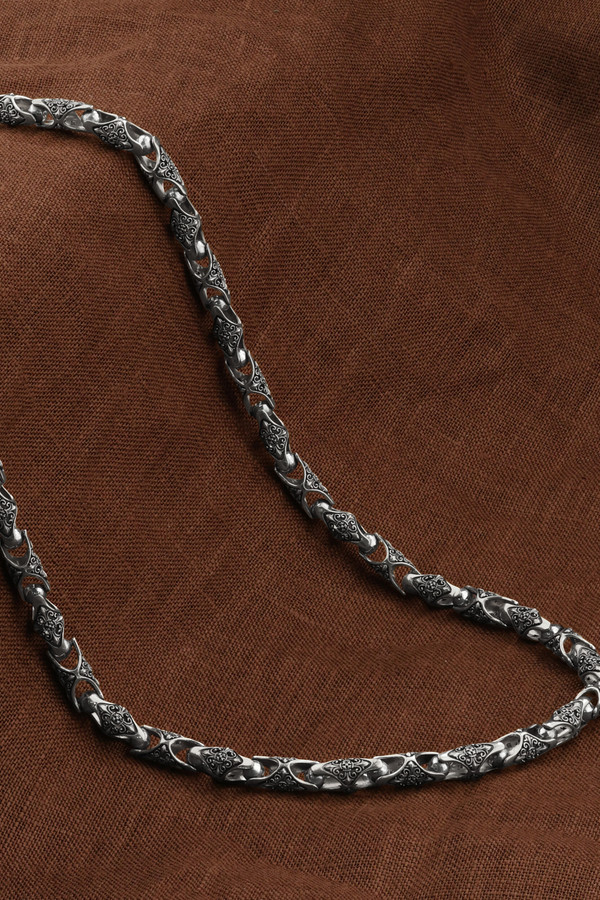 Цепь из белого золота