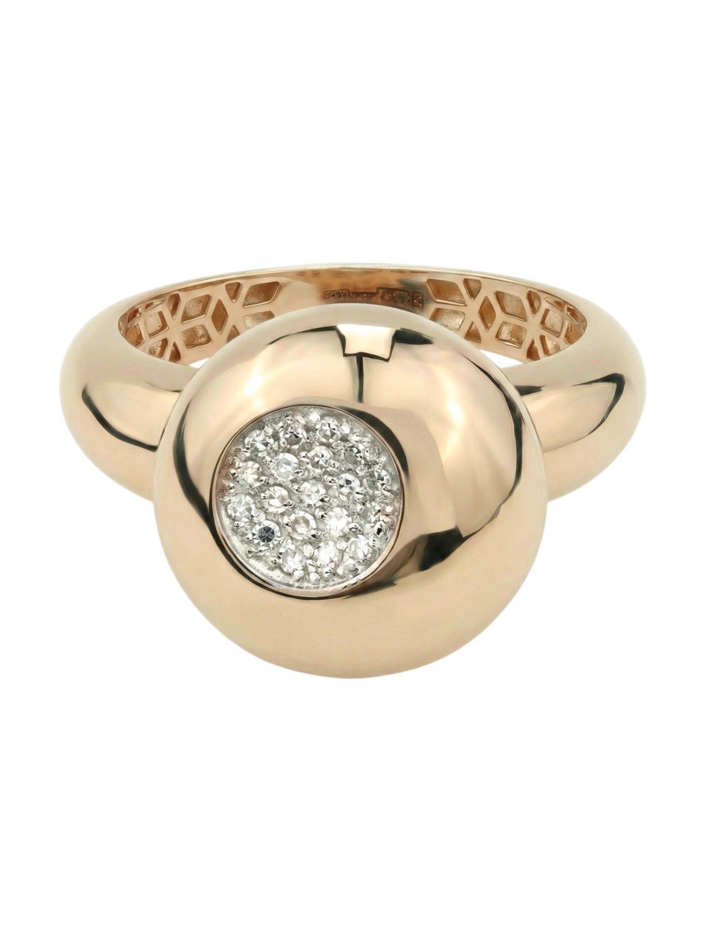 Кольцо из золота c бриллиантами