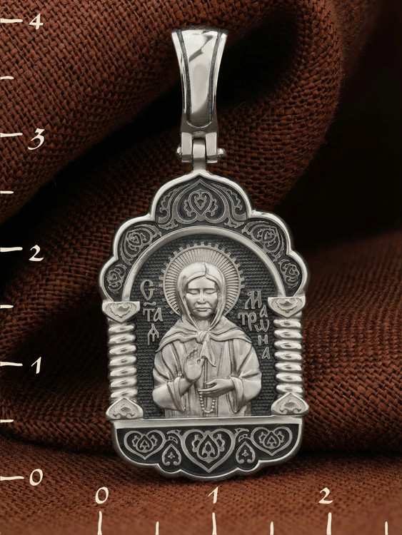 Образок из белого золота