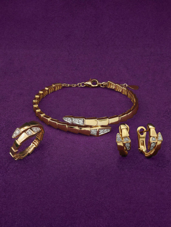 Серьги из лимонного золота c бриллиантами