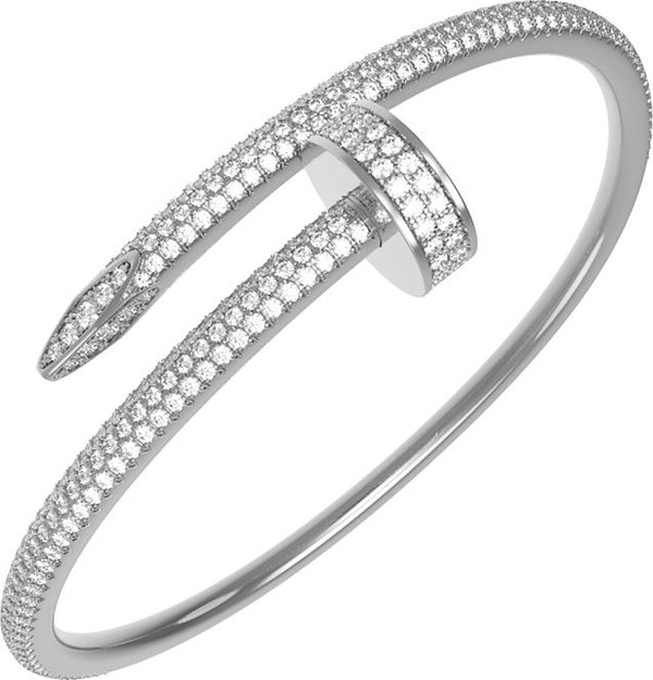 Браслет из белого золота c бриллиантами