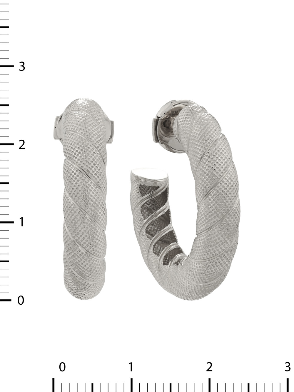 Серьги из белого золота