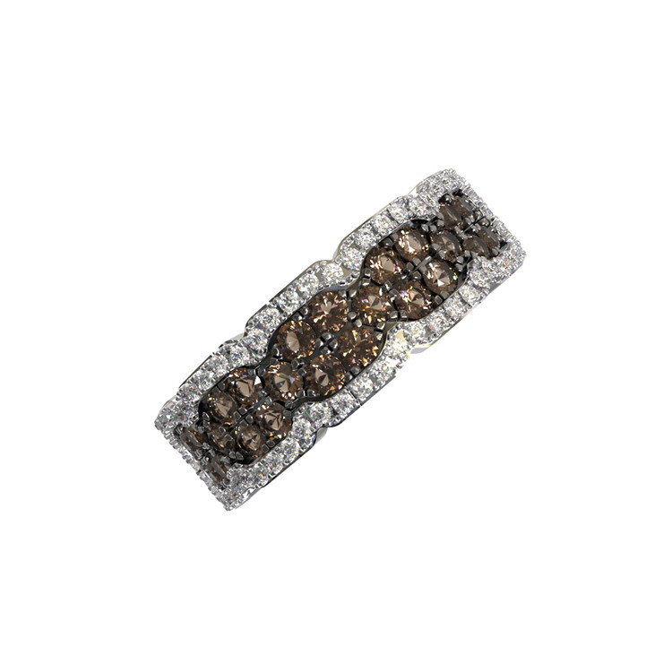 Кольцо из лимонного золота c бриллиантами