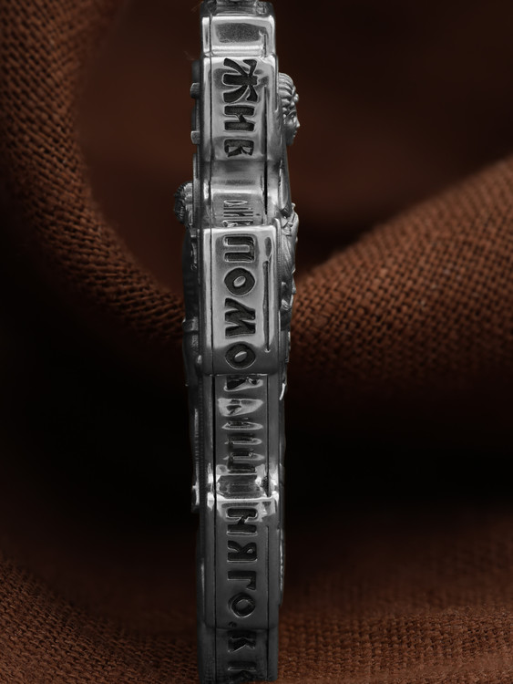 Крест из белого золота