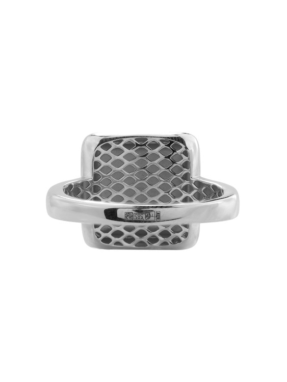 Кольцо из белого золота