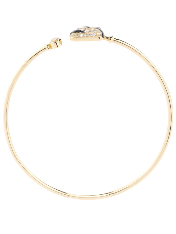 Браслет из лимонного золота c эмалью и бриллиантами