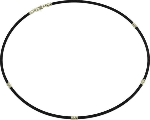 Шнурок шёлковый из зелёного золота c шёлковым шнурком