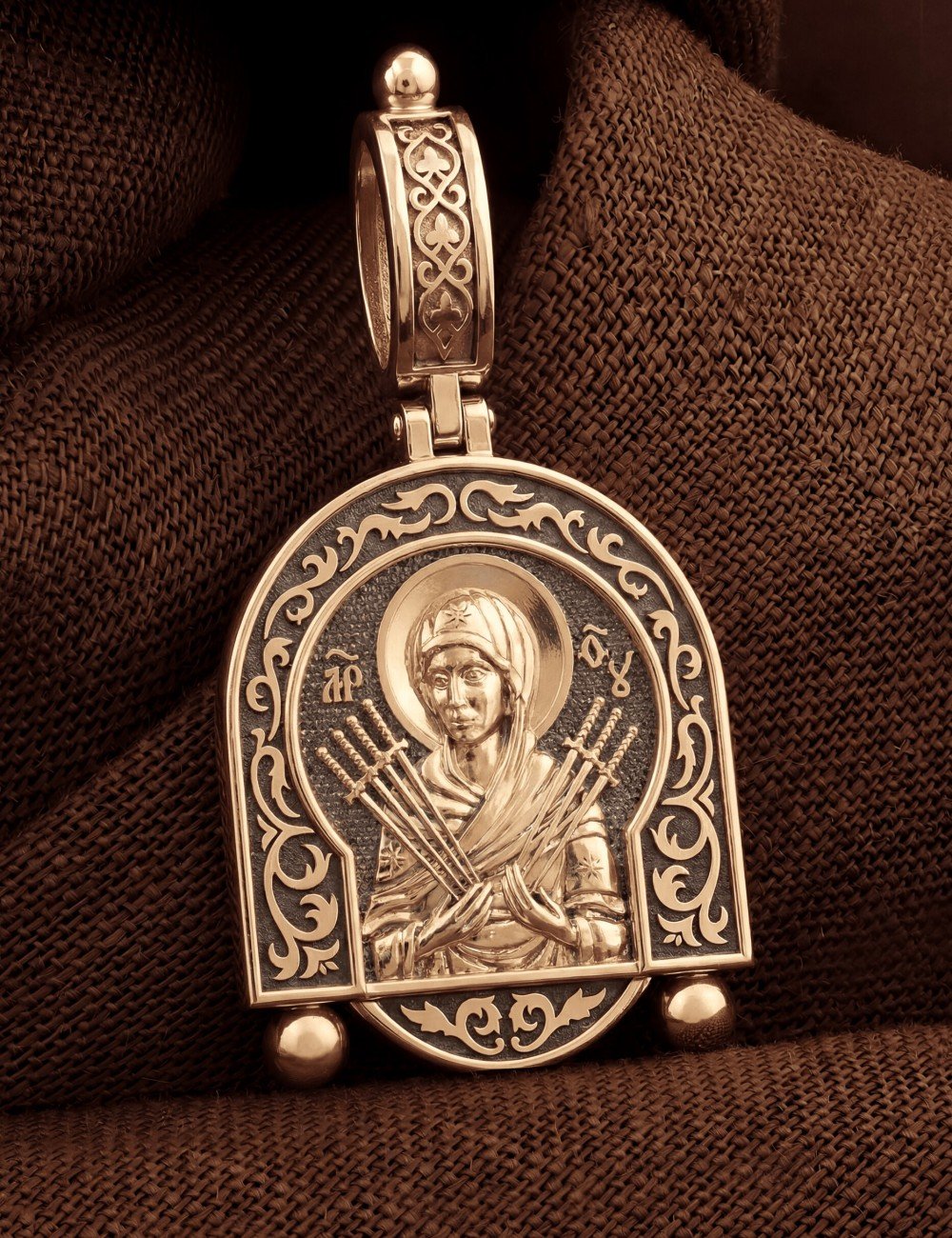 Образок из золота 585 пробы