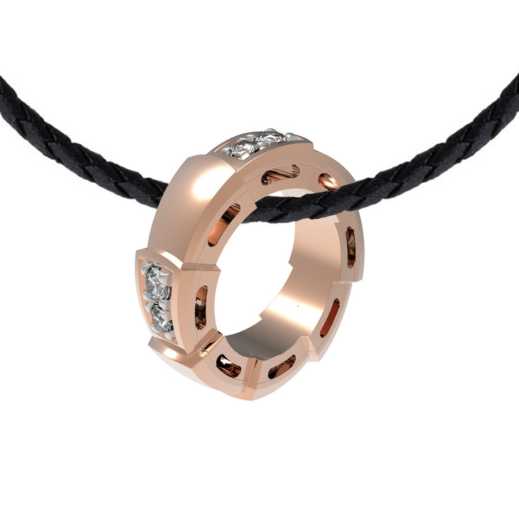 Подвеска из золота c бриллиантами