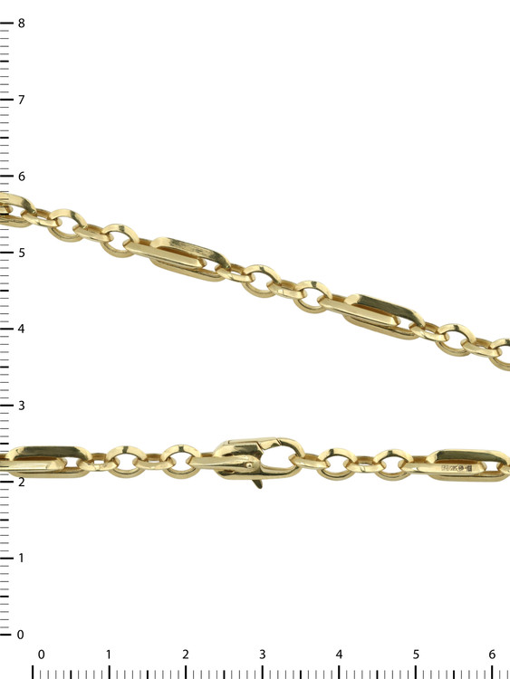 Цепь из лимонного золота