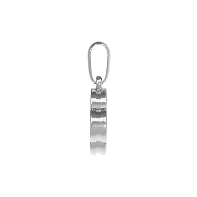 Подвеска из белого золота c перламутром