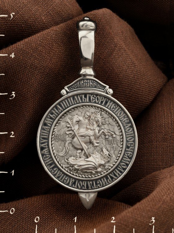 Образок из белого золота