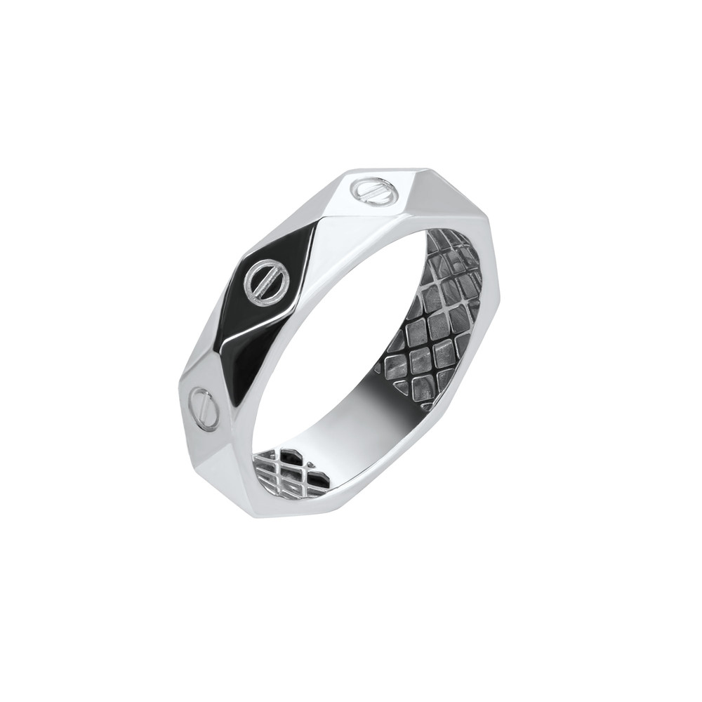 Кольцо из белого золота