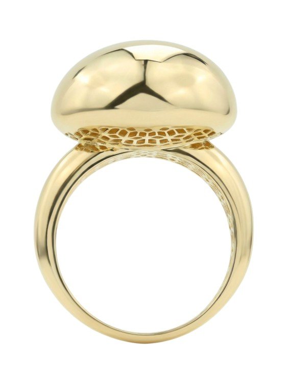 Кольцо из лимонного золота c бриллиантами