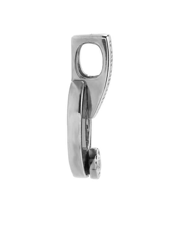 Подвеска из белого золота c бриллиантами и ониксом