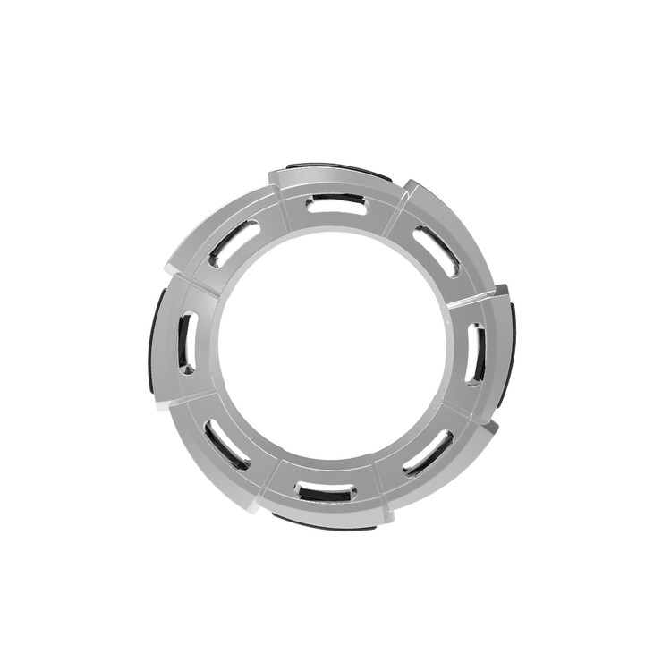 Подвеска из белого золота c ониксом