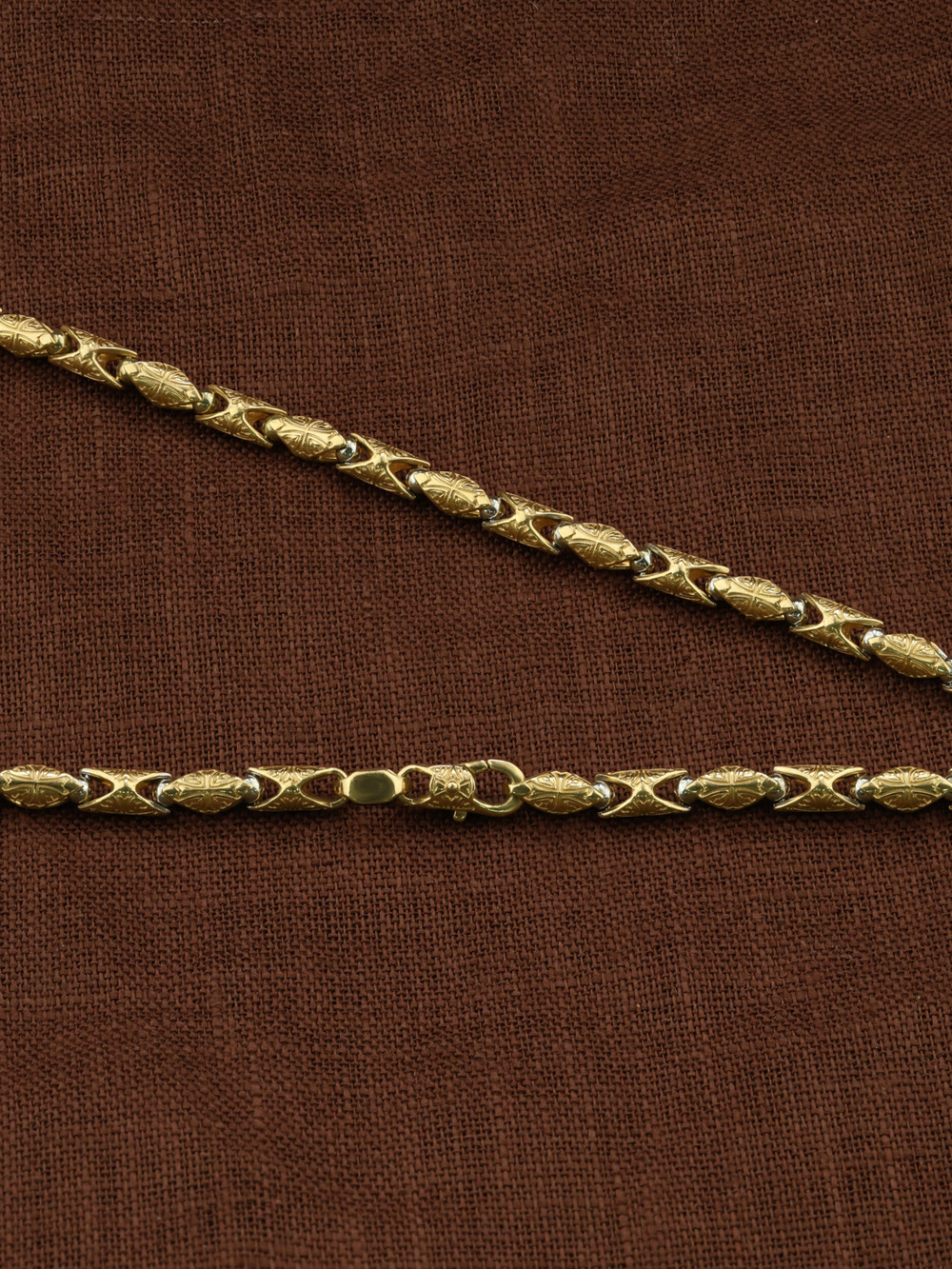 Цепь из лимонного золота