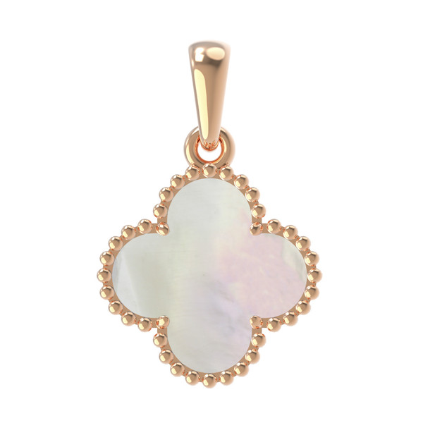 Подвеска из золота c перламутром