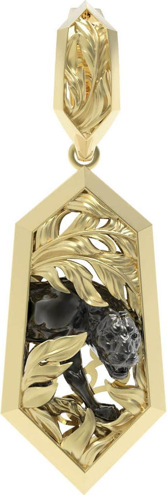 Подвеска из лимонного золота