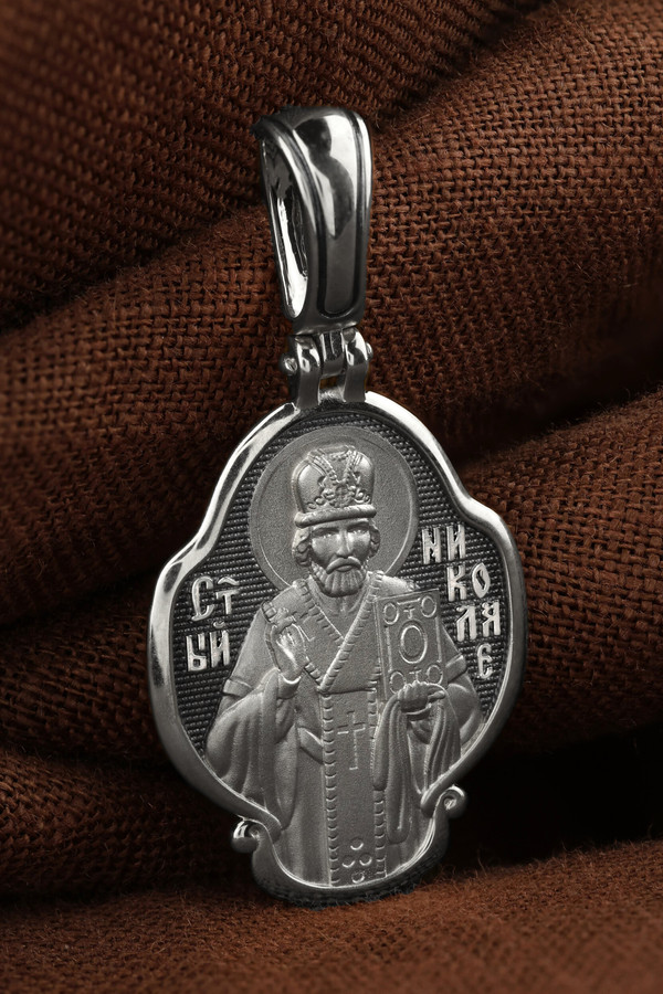 Образок из белого золота