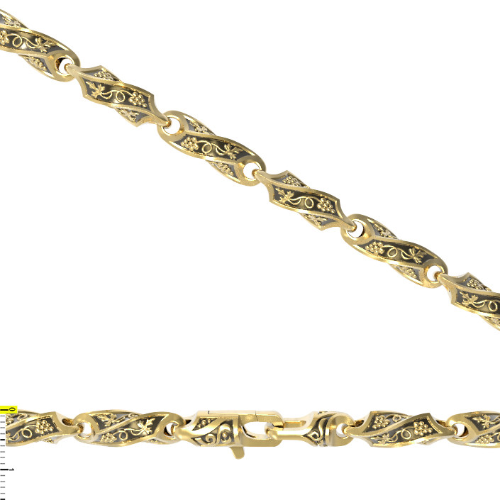 Браслет из лимонного золота