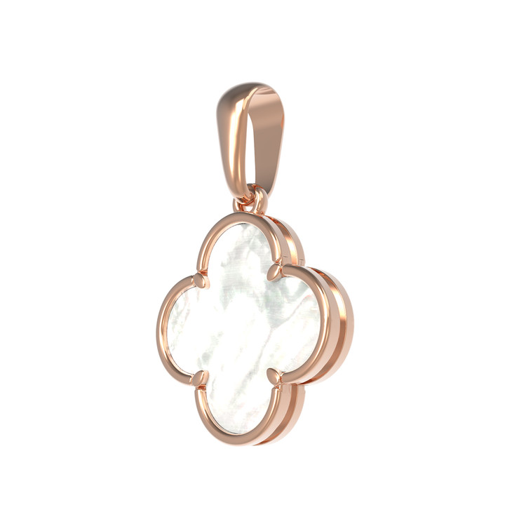 Подвеска из золота c перламутром