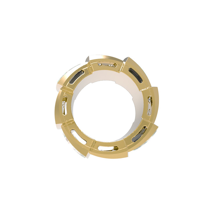 Подвеска из лимонного золота c бриллиантами и ониксом