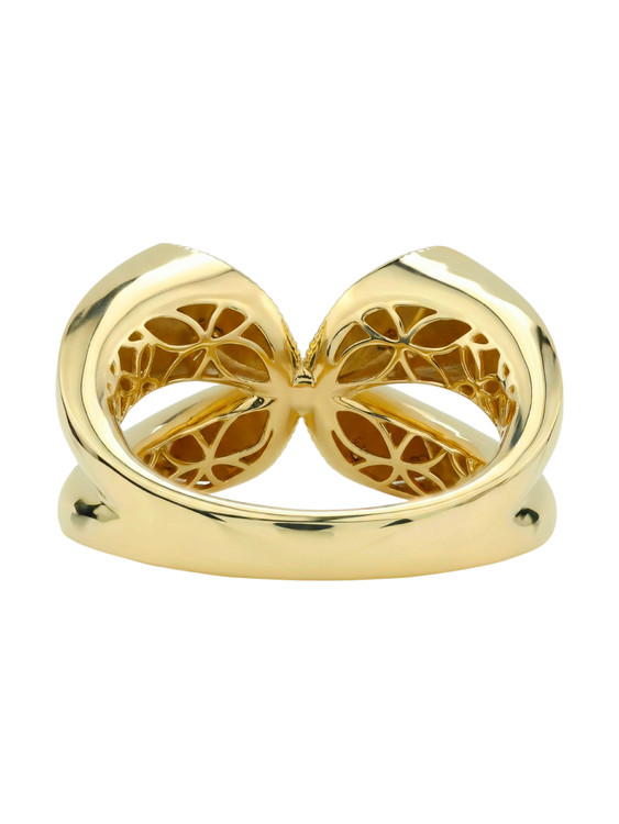 Кольцо из лимонного золота