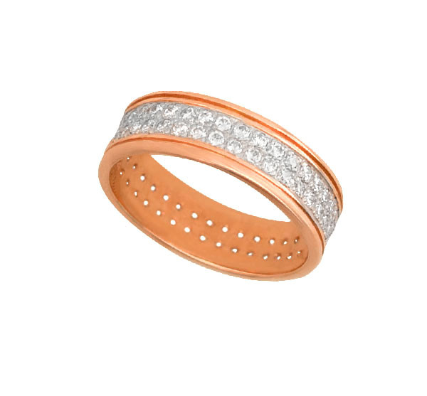 Кольцо из золота c фианитом