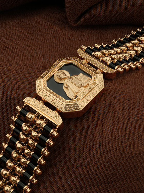 Браслет из золота c ониксом