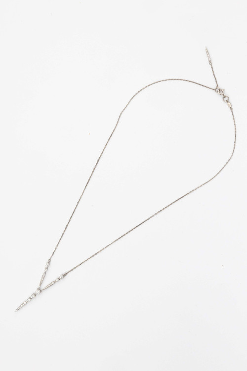 Колье из белого золота c бриллиантами