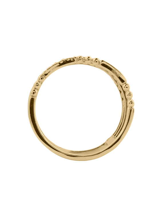 Кольцо из лимонного золота c бриллиантами