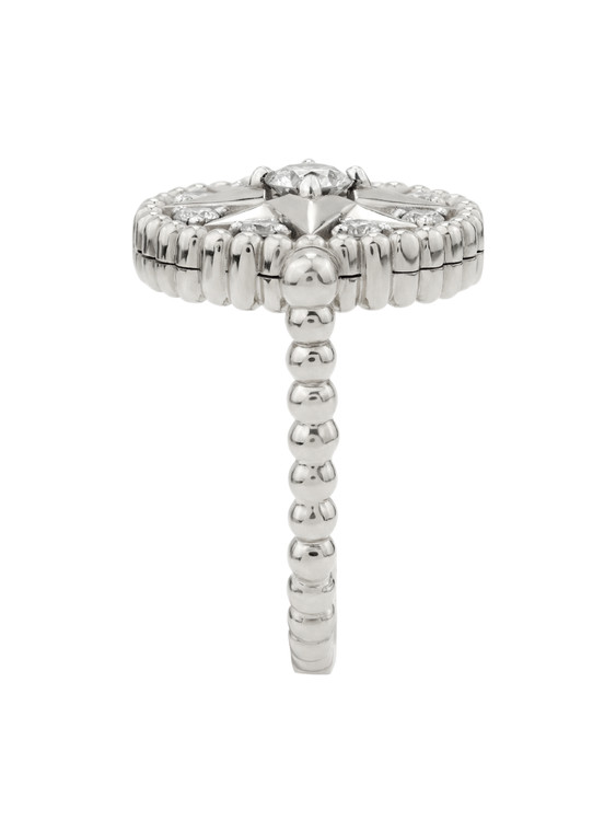 Кольцо из белого золота c бриллиантами