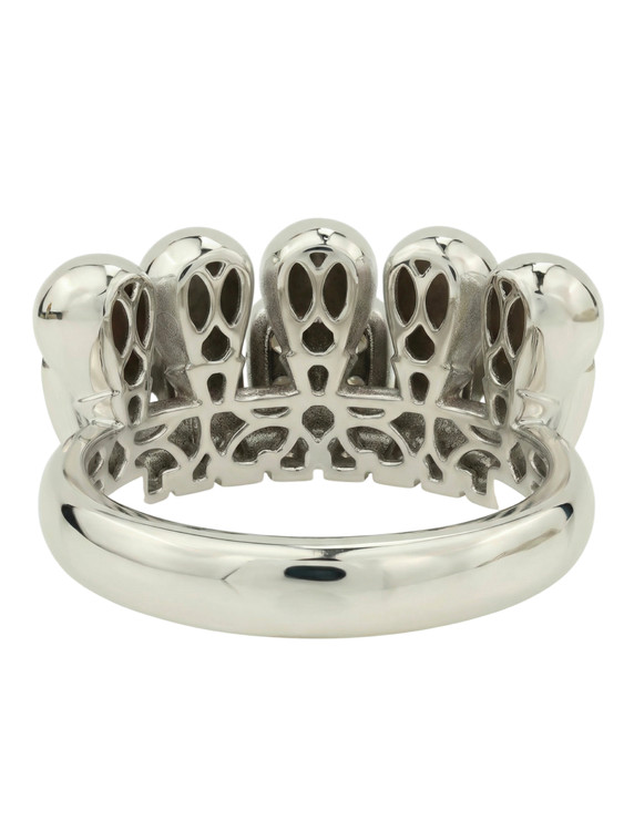 Кольцо из белого золота c бриллиантами