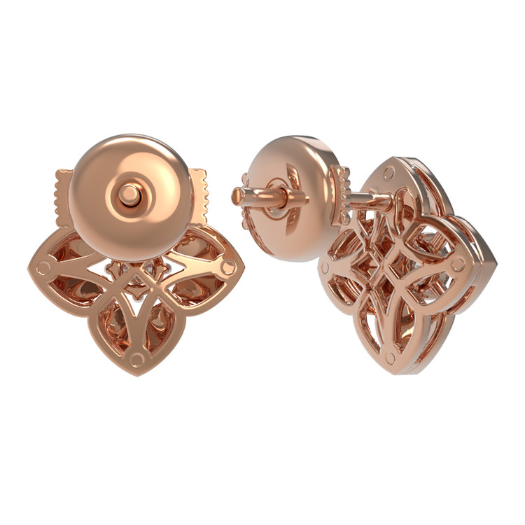 Серьги из золота c бриллиантами