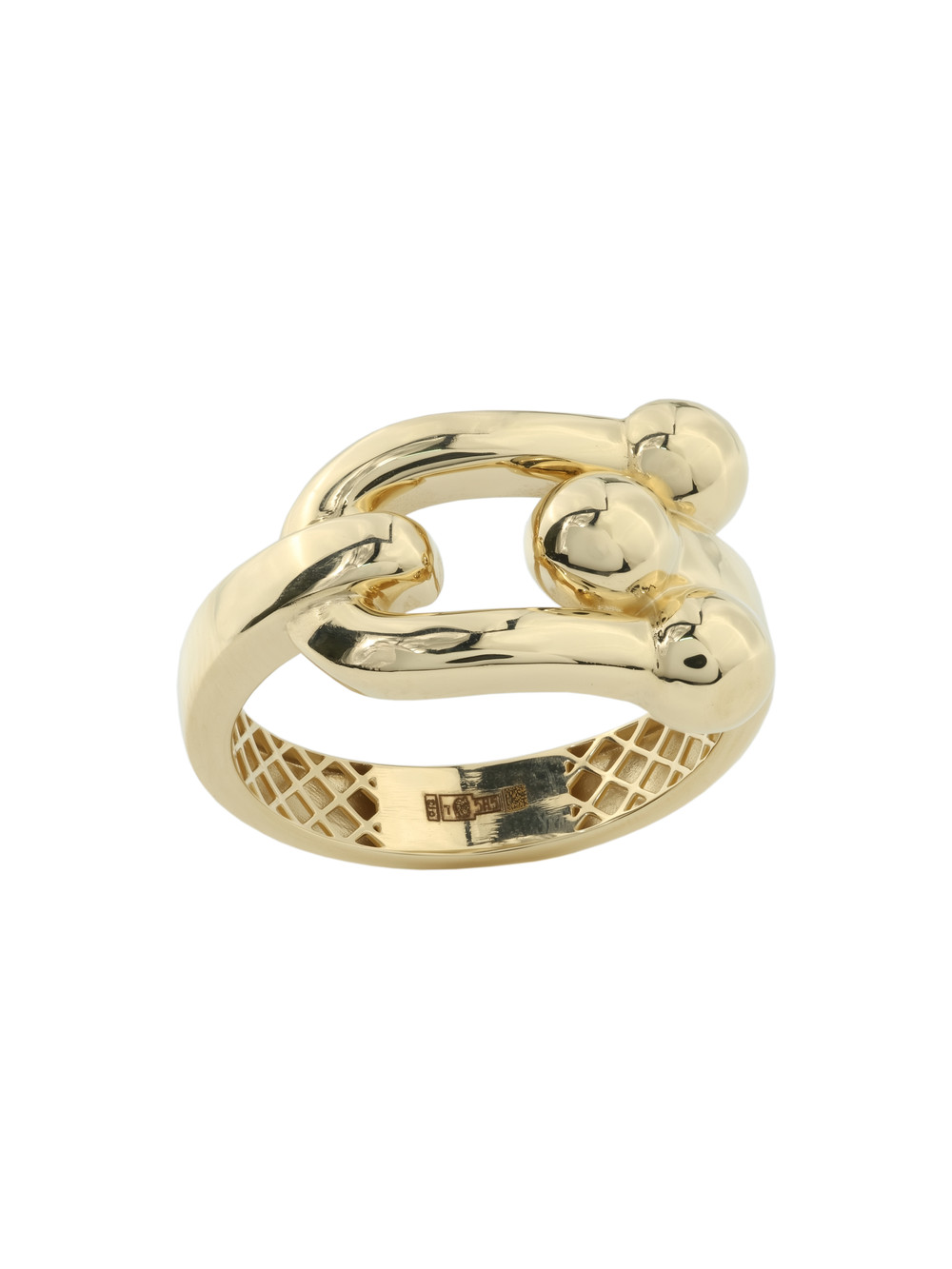 Кольцо из лимонного золота