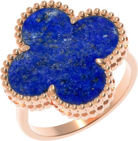 Кольцо из золота c лазуритом