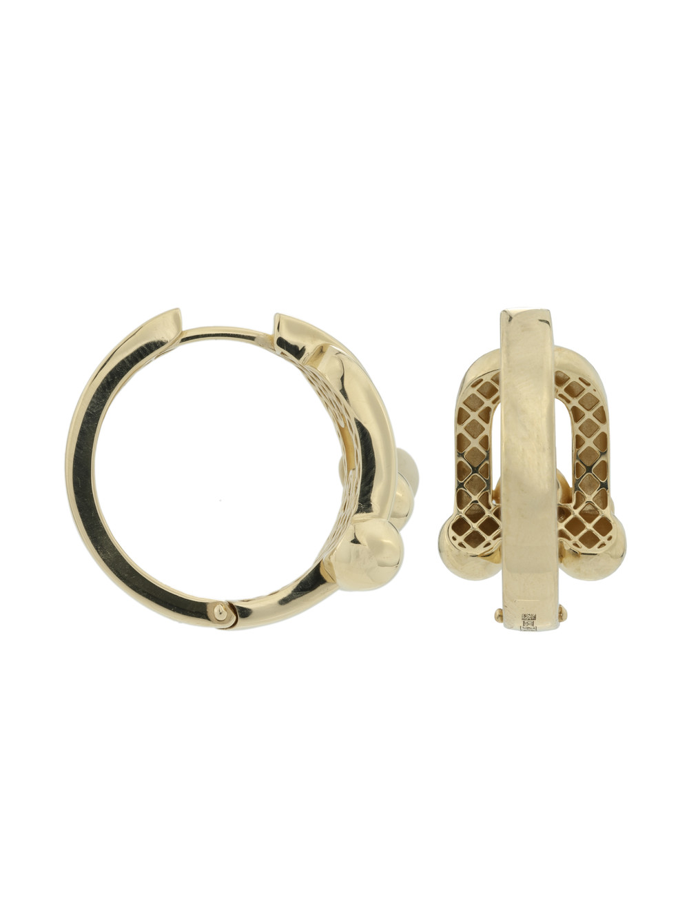 Серьги из лимонного золота