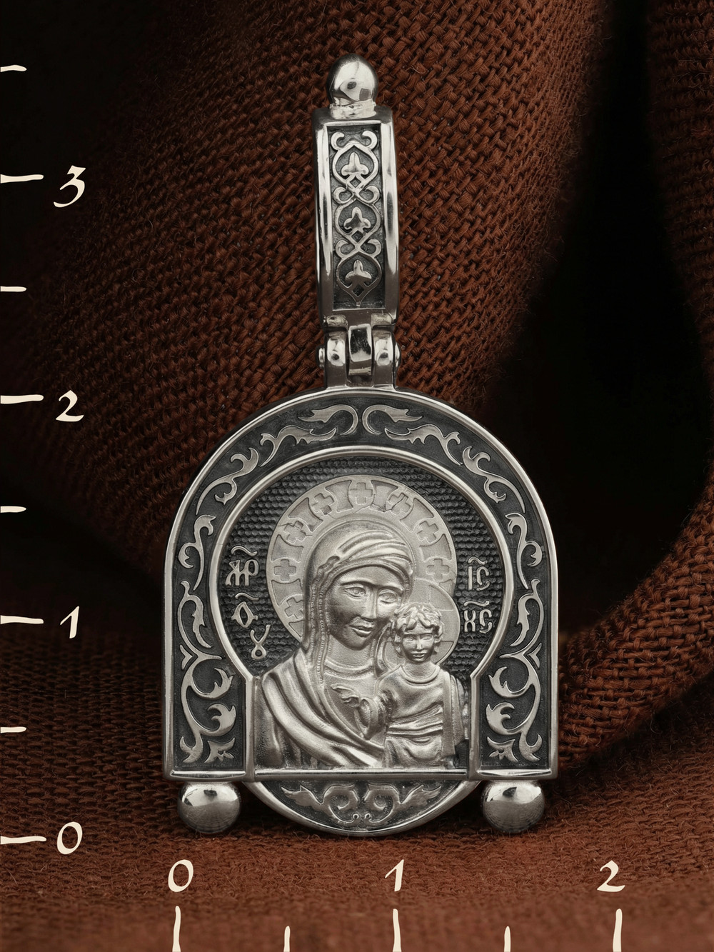 Образок из белого золота