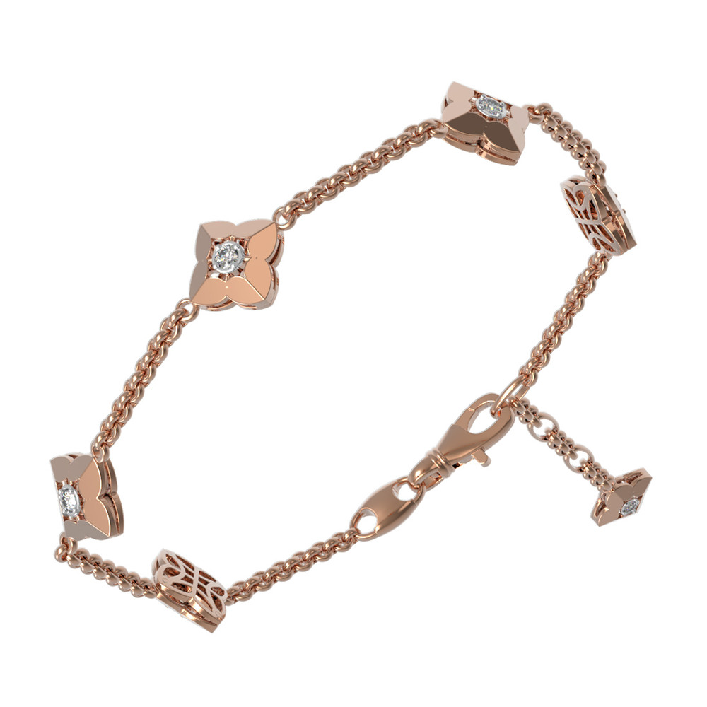 Браслет из золота c бриллиантами