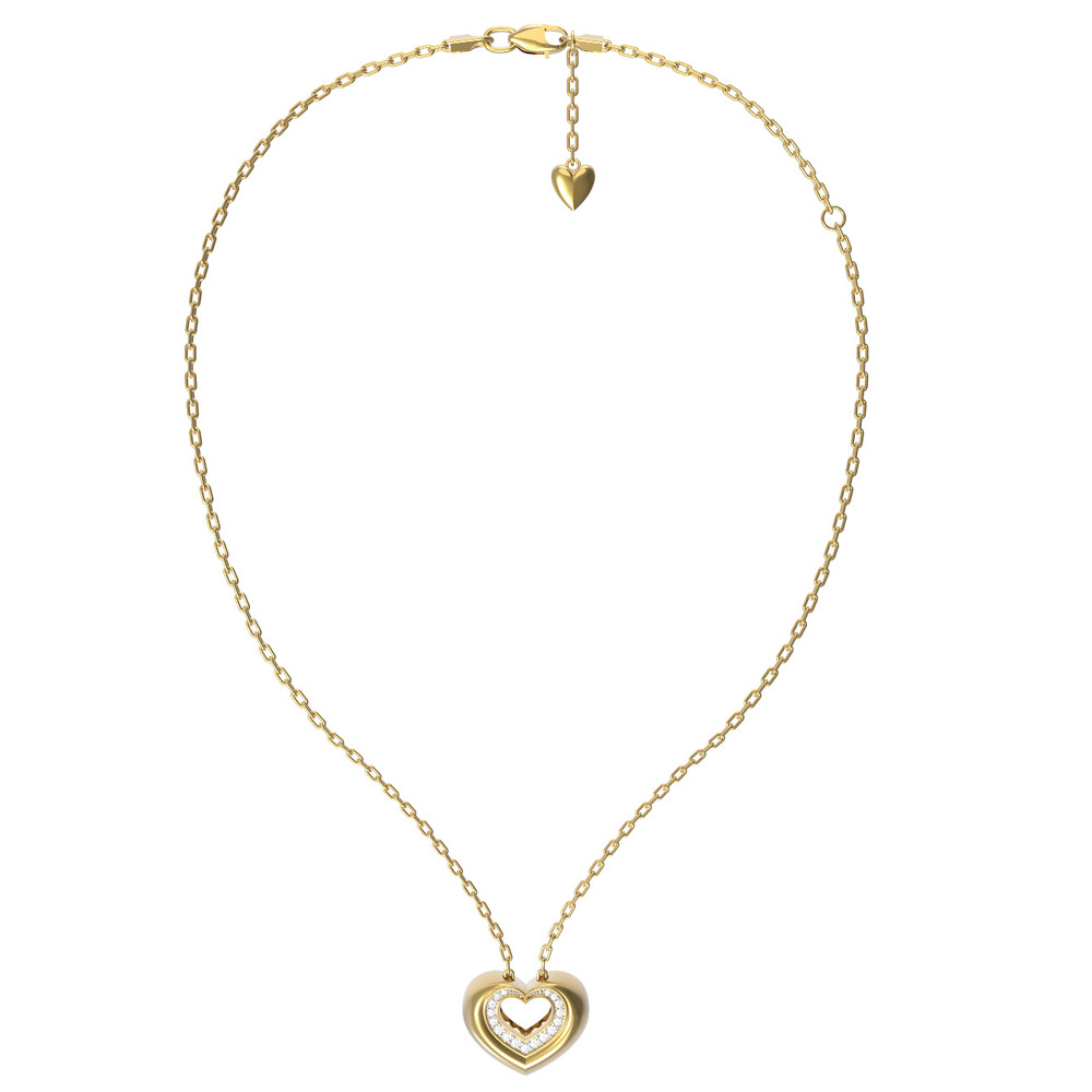 Колье из лимонного золота c бриллиантами