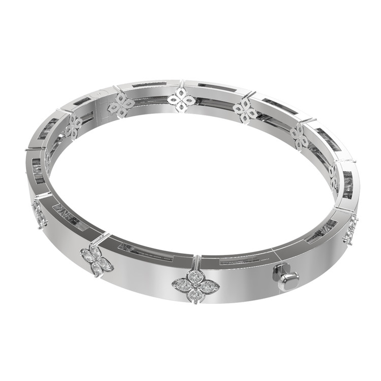 Браслет из белого золота c бриллиантами