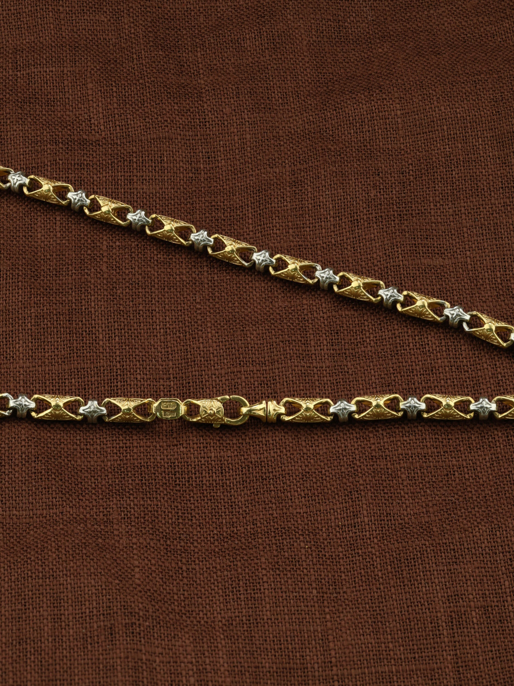 Цепь из лимонного золота