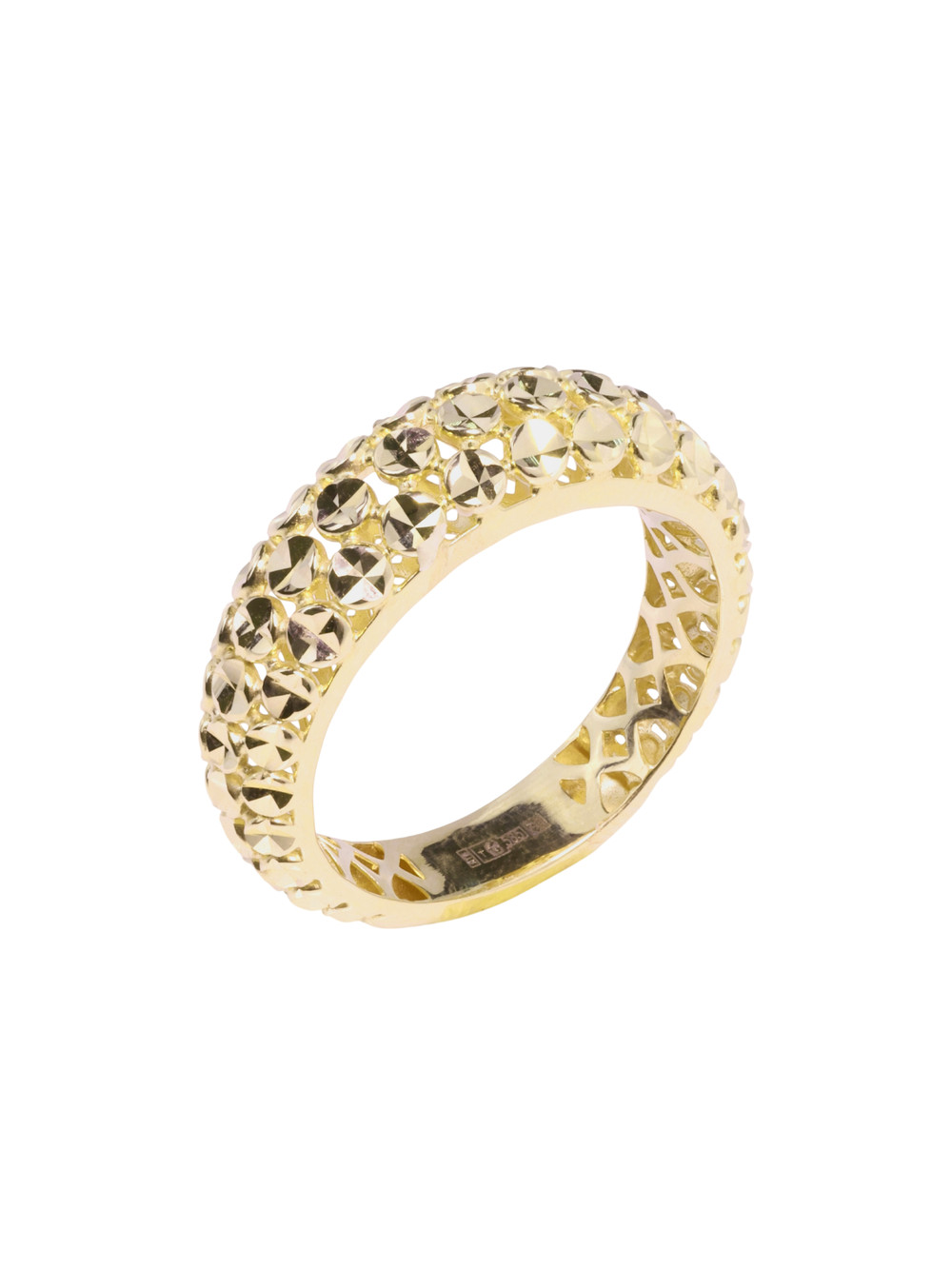 Кольцо из лимонного золота