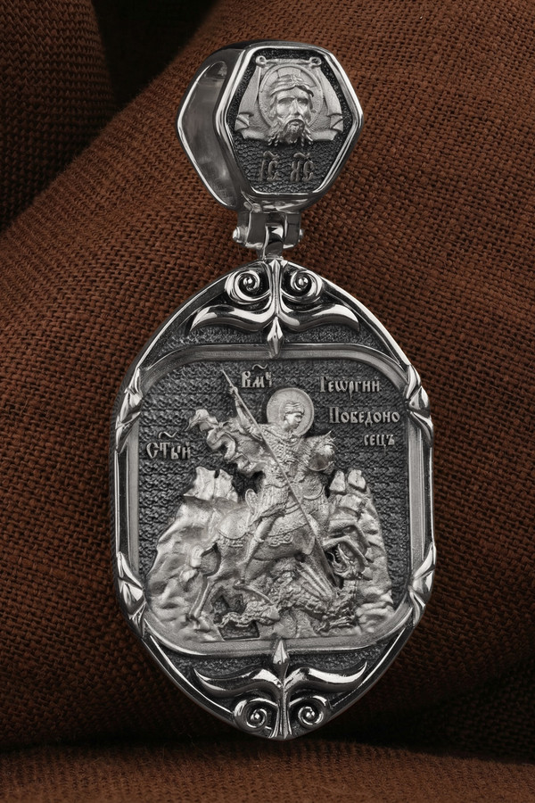 Образок из белого золота