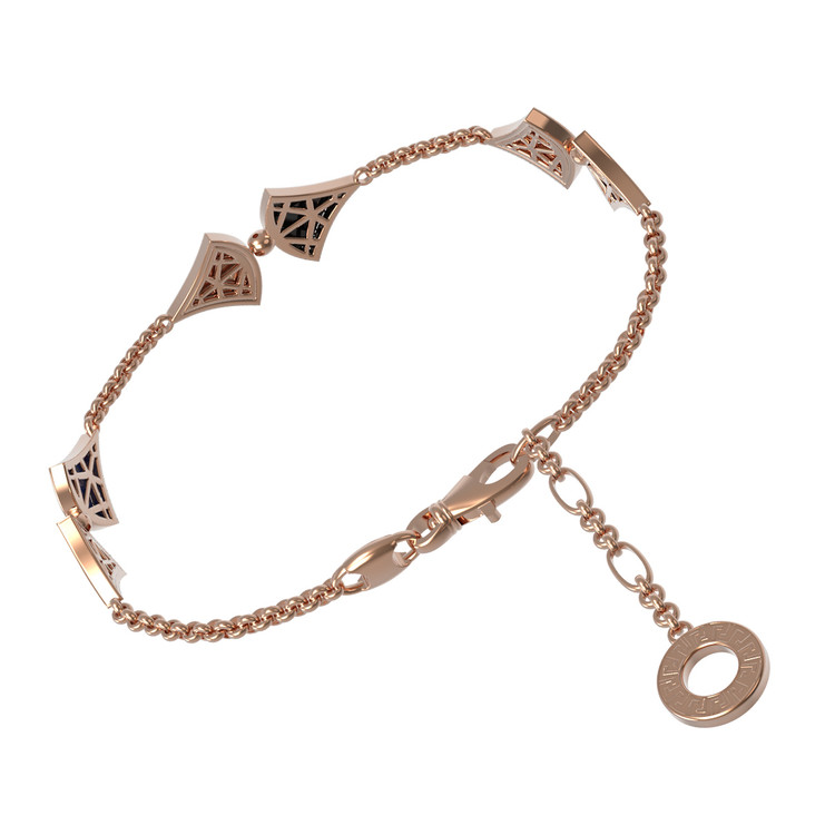 Браслет из золота c бриллиантами и лазуритом